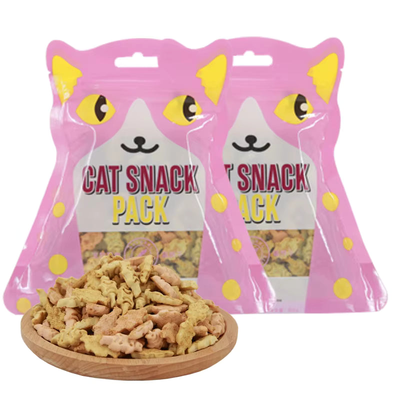Cat Snacks Treats Cat Biscuit/Cat Cookies For All Stage 80g Mixed Flavor