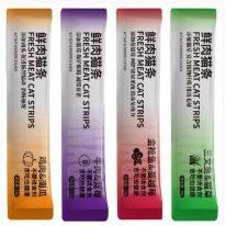 NiHao High-Protein Cat Strips – Grain-Free, Low-Fat Treats – For Sensitive Digestion & All Breeds – 15g Single Strip – Salmon, Tuna, or Chicken Flavors