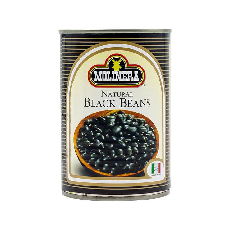 Molinera Black Beans 400g | Ready-to-Eat Black Beans | High-Protein & High-Fiber