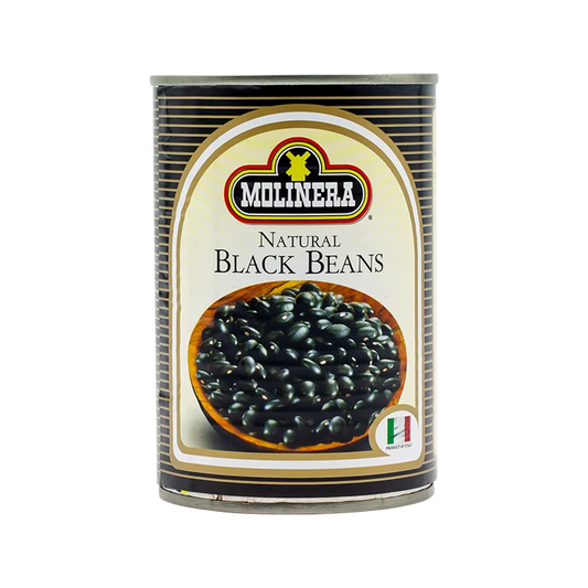 Molinera Black Beans 400g | Ready-to-Eat Black Beans | High-Protein & High-Fiber