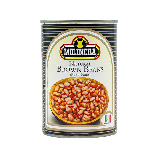 Molinera Natural Brown Beans 400g | Ready-to-Eat Brown Beans | High-Fiber & Protein-Rich