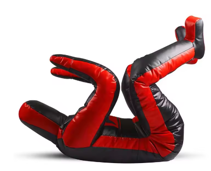 Grappling Jiu Jitsu Dummy Adult Size – Unfilled PU Leather MMA Wrestling & BJJ Training Mannequin – Multipurpose Martial Arts Practice Partner for Brazilian Jiu Jitsu, MMA, Wrestling & Judo